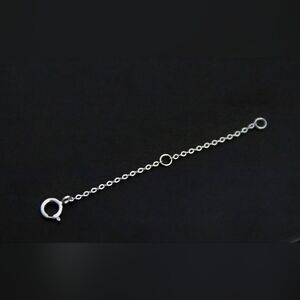 14k White Gold Necklace or Bracelet Extender 2 Inch